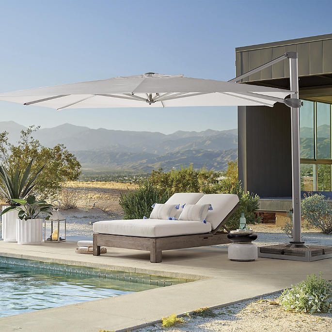 Solstice Shade Outdoor Luxury Umbrella